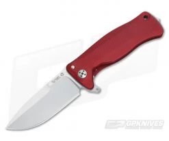 LionSteel SR-11 Aluminum Red Integral Flipper Sleipner SR11A RS