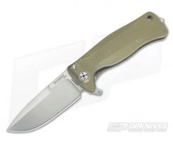 LionSteel SR-22 Mini Titanium Bronze Integral Flipper Sleipner SR22 B