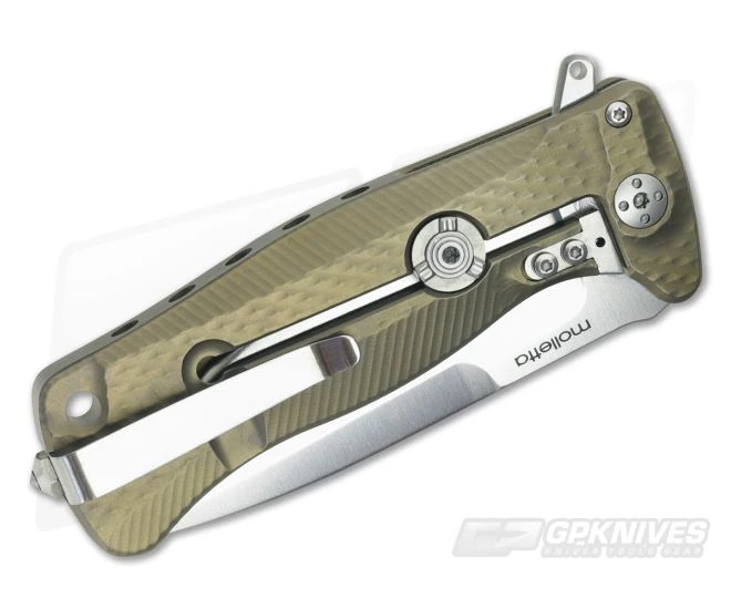 LionSteel SR-22 Mini Titanium Bronze Integral Flipper Sleipner SR22 B 4 LionSteel SR-22 Mini Titanium Bronze Integral Flipper Sleipner SR22 B - Image 2