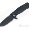 LionSteel SR-22 Mini Aluminum Black Integral Flipper Black Sleipner SR22A BB -Outlet Flippers Store sr22a bb 1