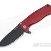 LionSteel SR-22 Mini Aluminum Red Integral Flipper Black Sleipner SR22A RB -Outlet Flippers Store sr22a rb 1
