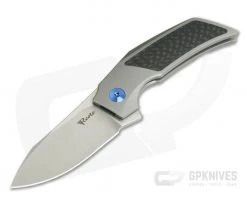 Reate Knives T2500 Mini Tashi Bharucha M390 Carbon Fiber Frame Lock Flipper