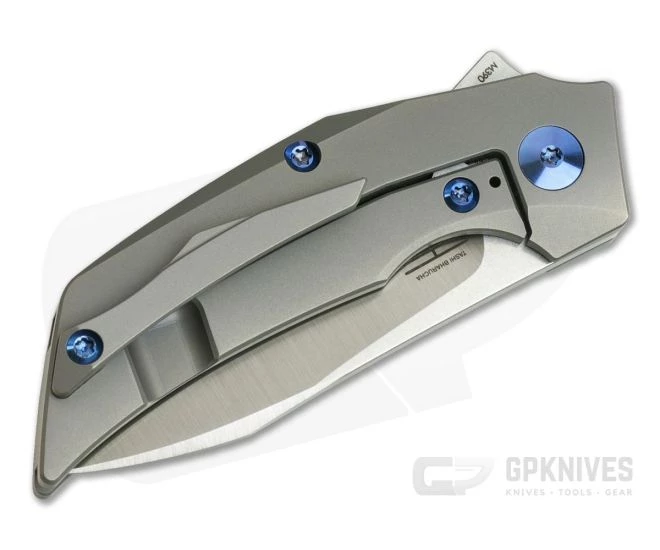 Reate Knives T2500 Mini Tashi Bharucha M390 Marbled Carbon Fiber Frame Lock Flipper 4 Reate Knives T2500 Mini Tashi Bharucha M390 Marbled Carbon Fiber Frame Lock Flipper - Image 2