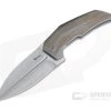 Reate Knives T4000 Tashi Bharucha Brown Canvas Micarta Satin M390 Spear Point Flipper -Outlet Flippers Store t4000 bm 2
