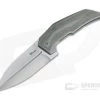 Reate Knives T4000 Tashi Bharucha Green Canvas Micarta Satin M390 Spear Point Flipper -Outlet Flippers Store t4000 gm 2