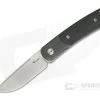 Reate Tribute Hand Satin M390 Zirconium Bolstered Carbon Fiber Liner Lock Front Flipper