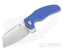 Kizer Vanguard Mini Sheepdog C01C Satin 154CM Blue G10 Liner Lock Flipper V3488C3