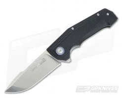 Viper Larius Stonewashed M390 Liner Lock Flipper Milled Black G10 V5960GB