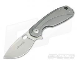 Viper Lille Satin M390 Titanium Liner Lock Flipper Bead Blast Overlay V5962TITI