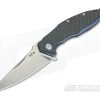 MKM Mikita Burnley Raut M390 Blue Titanium Frame Lock Flipper Carbon Fiber VP01-CB 2 MKM Mikita Burnley Raut M390 Blue Titanium Frame Lock Flipper Carbon Fiber VP01-CB -Outlet Flippers Store vp01 cb 3
