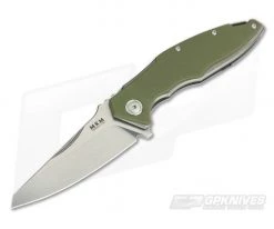 MKM Mikita Burnley Raut M390 Titanium Frame Lock Flipper Green G10 VP01-GB-GR