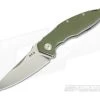 MKM Mikita Burnley Raut M390 Titanium Frame Lock Front Flipper Green G10 VP01-GF-GR -Outlet Flippers Store vp01 gf gr 3