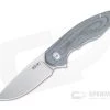 MKM Mikita x Vox Timavo Stonewashed M390 Black Micarta Liner Lock Flipper VP02-BC
