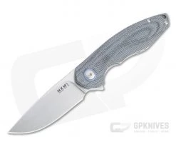 MKM Mikita x Vox Timavo Stonewashed M390 Black Micarta Liner Lock Flipper VP02-BC