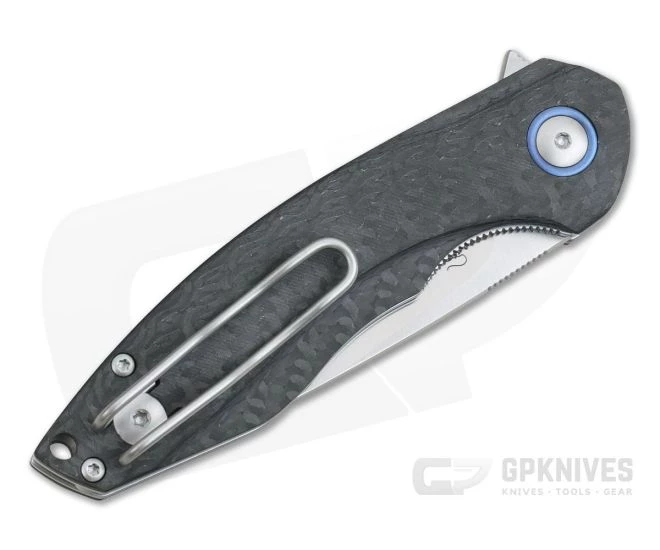 MKM Mikita Voxnaes Timavo Liner Lock Flipper Carbon Fiber M390 VP02-C 4 MKM Mikita Voxnaes Timavo Liner Lock Flipper Carbon Fiber M390 VP02-C - Image 2