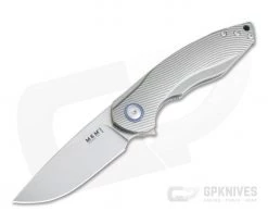 MKM Mikita Voxnaes Timavo Liner Lock Flipper Sandblast Milled Titanium M390 VP02-T3