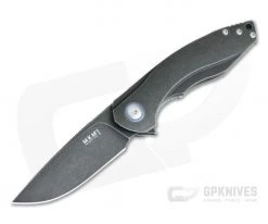 MKM Mikita Voxnaes Timavo Liner Lock Flipper Dark Stonewashed Titanium M390 VP02-TDSW