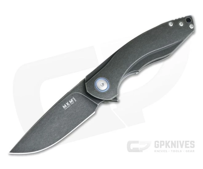 MKM Mikita Voxnaes Timavo Liner Lock Flipper Dark Stonewashed Titanium M390 VP02-TDSW 3 MKM Mikita Voxnaes Timavo Liner Lock Flipper Dark Stonewashed Titanium M390 VP02-TDSW