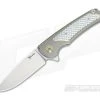 Reate Knives Wave Titanium Frame Lock M390 Flipper -Outlet Flippers Store wave 1 1