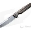 WE Knives Reiver Cleaver Flipper LTD Blasted S35VN Bronze Titanium Folder WE16020-3 -Outlet Flippers Store we16020 3 1