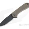 WE Knives Elementum Black Stonewashed 20CV Bronze Titanium Frame Lock Flipper WE18062X-4 -Outlet Flippers Store we18062x 4 1 1