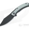 WE Knives Snick Black Stonewashed 20CV Natural G10 Inlaid Nested Frame Lock Flipper WE19022F-4 -Outlet Flippers Store we19022f 4 1 1