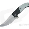 WE Knives x Ochs Curvaceous Blasted 20CV Natural G10 Black Titanium Flipper WE20012-3 -Outlet Flippers Store we20012 3 1 1