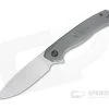 WE Knives Seer LTD Hand Rubbed Satin 20CV Gray Titanium Frame Lock Flipper WE20015-3 -Outlet Flippers Store we20015 3 1