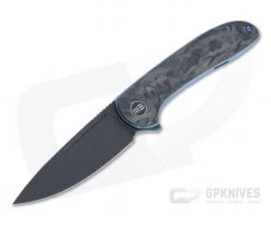 WE Knives Saakshi Black Stonewashed 20CV Marbled Carbon Fiber Liner Lock Flipper WE20020C-2