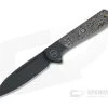 WE Knives Soothsayer Flipper Black Stonewashed 20CV Copper Foil Carbon Fiber Folder WE20050-2 -Outlet Flippers Store we20050 2 1