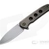 WE Knives Shakan Flipper LTD Gray Stonewashed 20CV Hole Milled Bronze Titanium Folder WE20052B-2 -Outlet Flippers Store we20052b 2 1