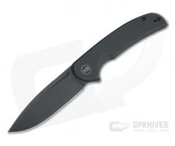 WE Knives Beacon Black Stonewashed 20CV Titanium Frame Lock Flipper WE20061B-3