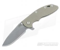 Hinderer Knives XM-18 3.5" Sand Slicer Flipper Working Finish