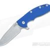 Hinderer Knives XM-18 3.5" Blue Spanto Flipper Stonewashed -Outlet Flippers Store xm18 35 082 1