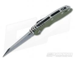 Hinderer Knives XM-18 3.5" Fatty Wharncliffe OD Green -Outlet Flippers Store xm18 35 fat18 3