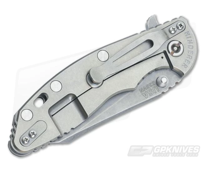 Hinderer Knives XM-18 3.5" Black-Green Fatty Wharncliffe Stonewashed 4 Hinderer Knives XM-18 3.5" Black-Green Fatty Wharncliffe Stonewashed - Image 2