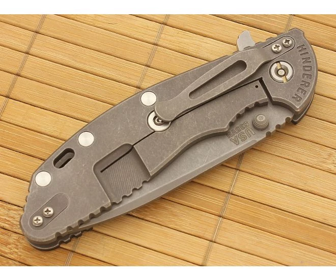 Hinderer Knives XM-24 Spear Point Black G10 and Working Finish 4 Hinderer Knives XM-24 Spear Point Black G10 and Working Finish - Image 2