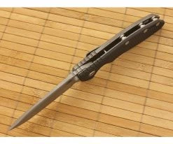 Hinderer Knives XM-24 Spear Point Black G10 and Working Finish 7 Hinderer Knives XM-24 Spear Point Black G10 and Working Finish -Outlet Flippers Store xm24 018 3