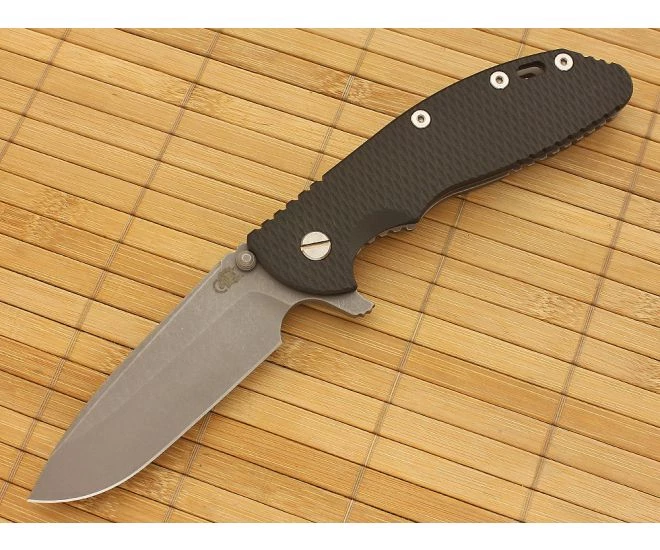 Hinderer Knives XM-24 Spear Point Black G10 and Working Finish 3 Hinderer Knives XM-24 Spear Point Black G10 and Working Finish