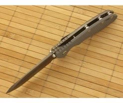 Hinderer Knives XM-24 Anthracite DLC Spanto Flipper Gray G10 -Outlet Flippers Store xm24 022 3